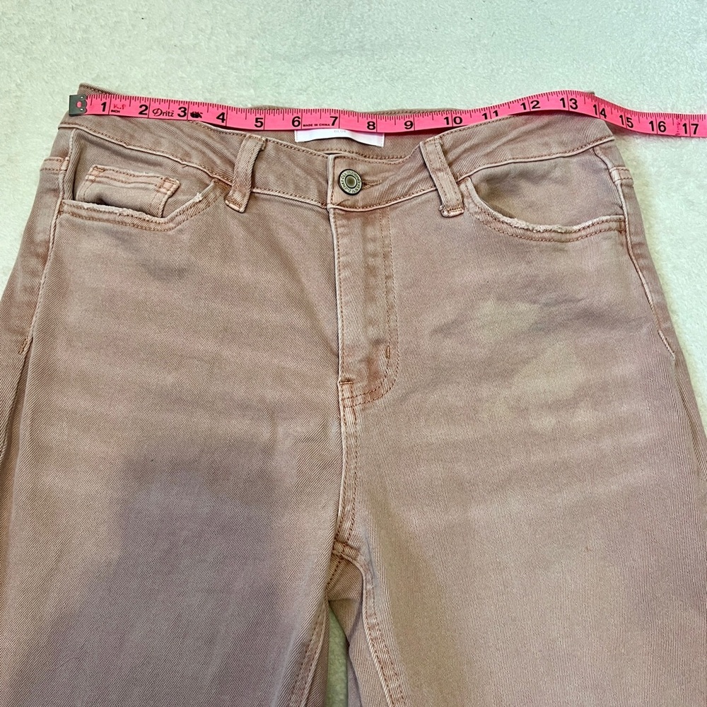 Vervet Pastel 90's Vintage Boyfriend Cropped Flare Jean - Size 28 - Picture 13 of 15